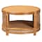 Bali & Pari Louis Modern Bohemian Natural Brown Rattan Coffee Table 239-13590-ZORO - alternate 8